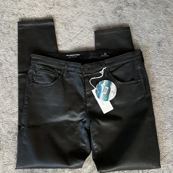 AG Leatherette The Legging Skinny Jeans - Picture 6 of 13